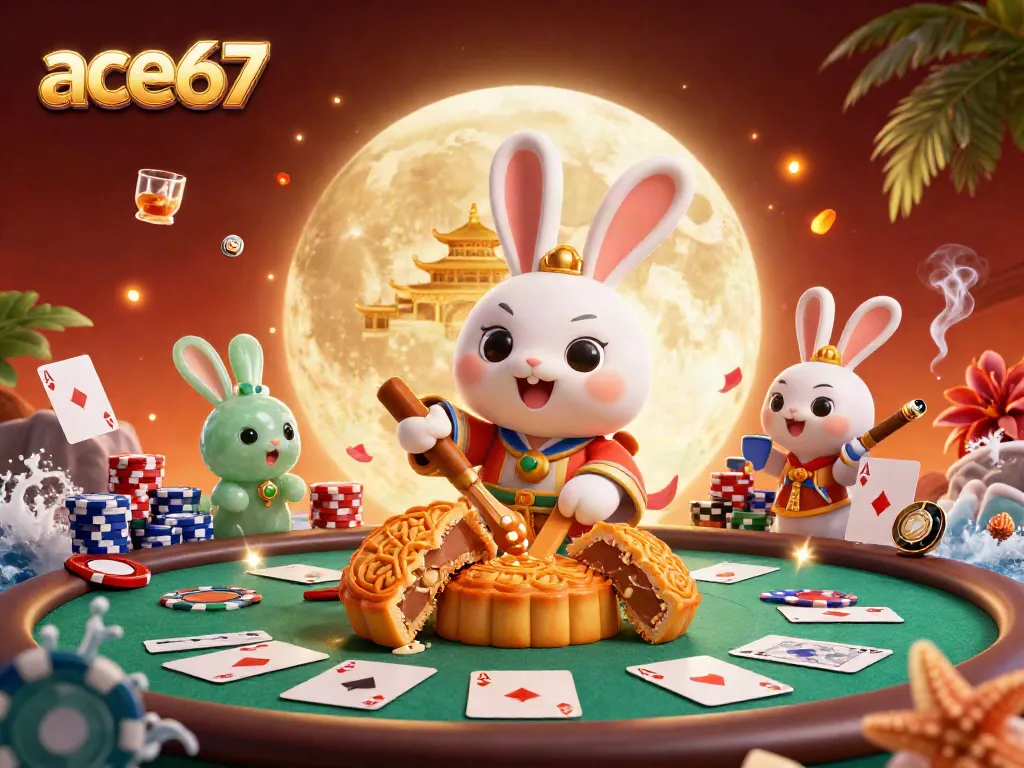 Experience winning excitement at ace67 with our vibrant casino-themed 3D illustration.