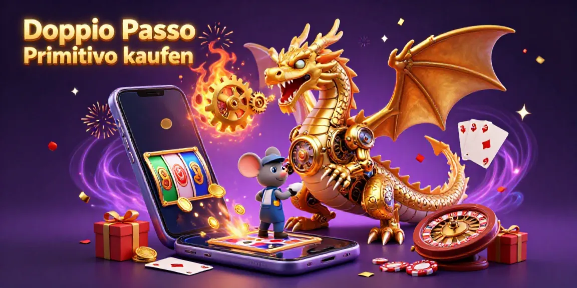 Experience thrilling Doppio Passo Primitivo kaufen with our animated golden dragon and dynamic casino elements.