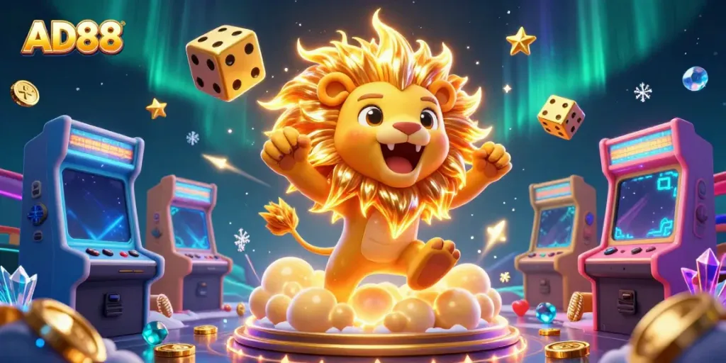 Experience the exhilarating jackpots at AD88 through vibrant online gaming with captivating characters and immersive elements.